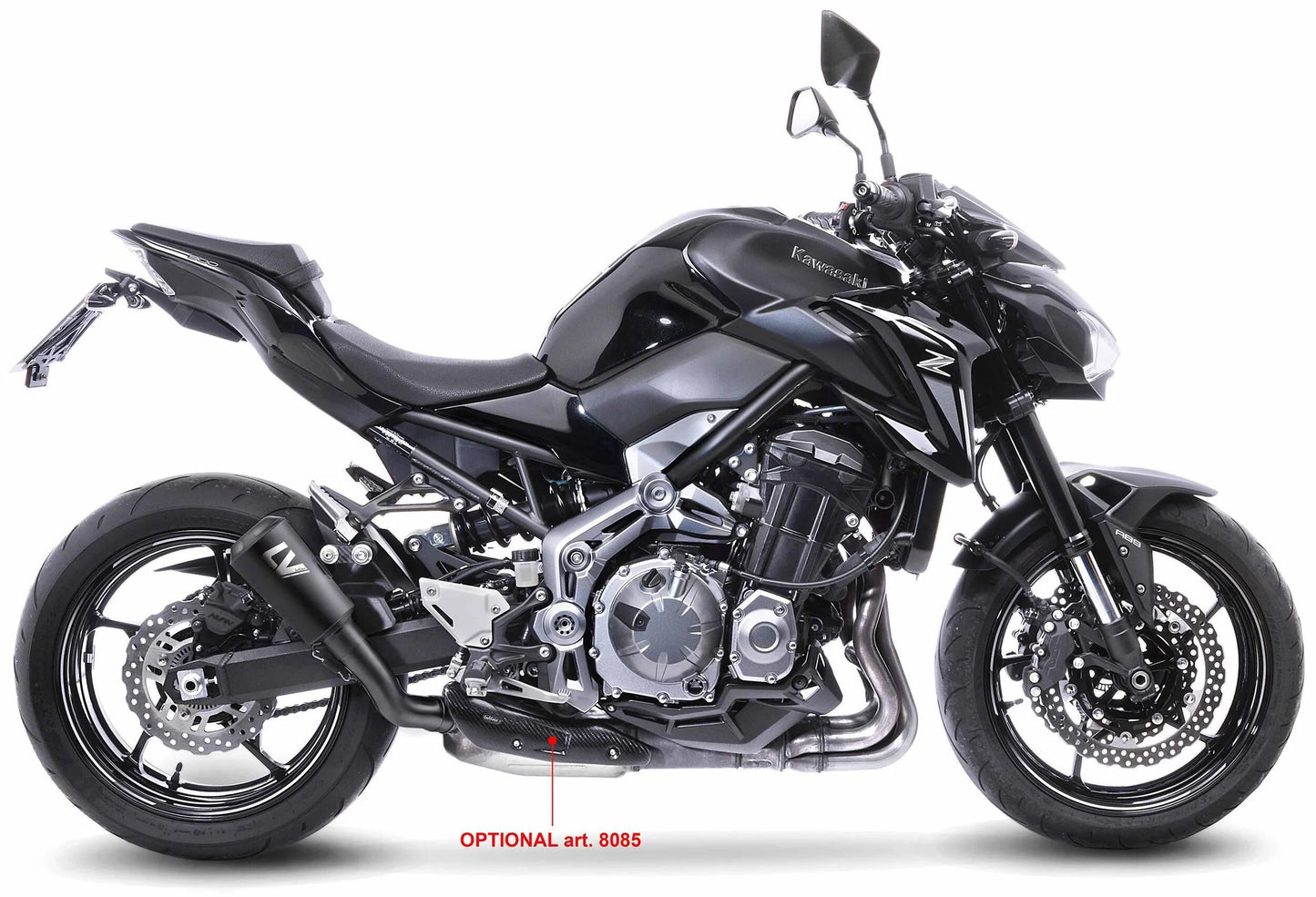 LeoVince schalldämpfer sbk lv-10 full black schalld leo slipon lv-10 sw