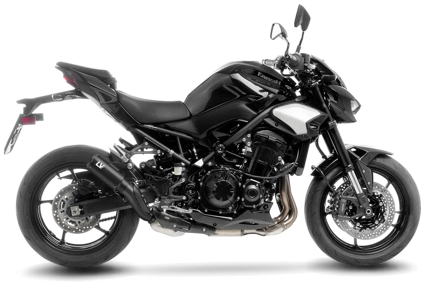 LeoVince schalldämpfer sbk lv corsa s full black edition schalld leo slipon lv corsa s sw