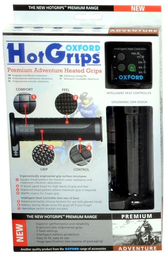 OXFORD heizgriffe hotgrips premium heated grips pre a 22+25mm open 5-stage