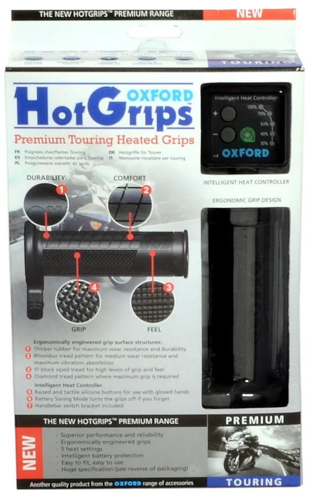 OXFORD heizgriffe hotgrips premium heated grips pre t 22+25mm open 5-stage