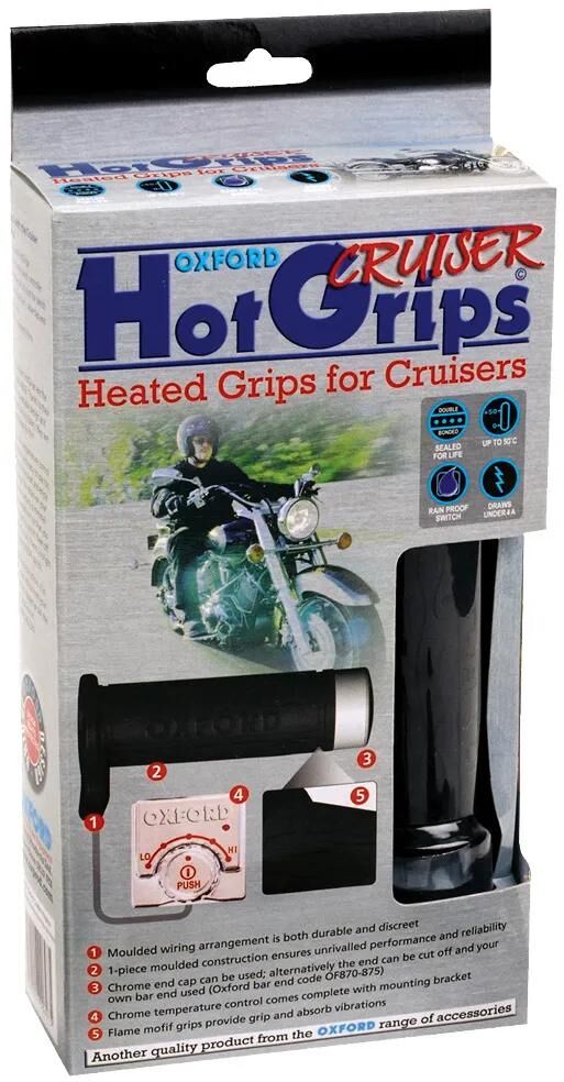 OXFORD heizgriffe hotgrips essential heated grips cruis cellular open 5-stage
