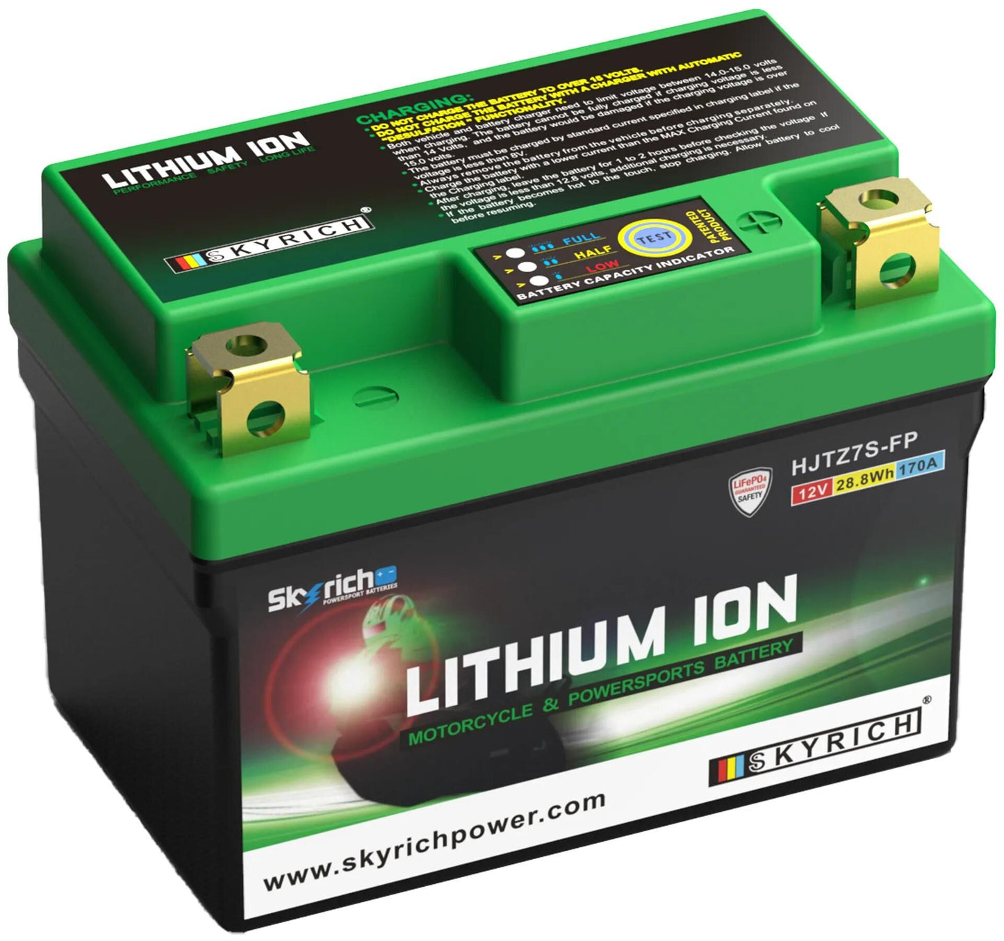 Skyrich lifepo4 batterie hjtz7s-fp battery hjtz7s-fp-swi lithium