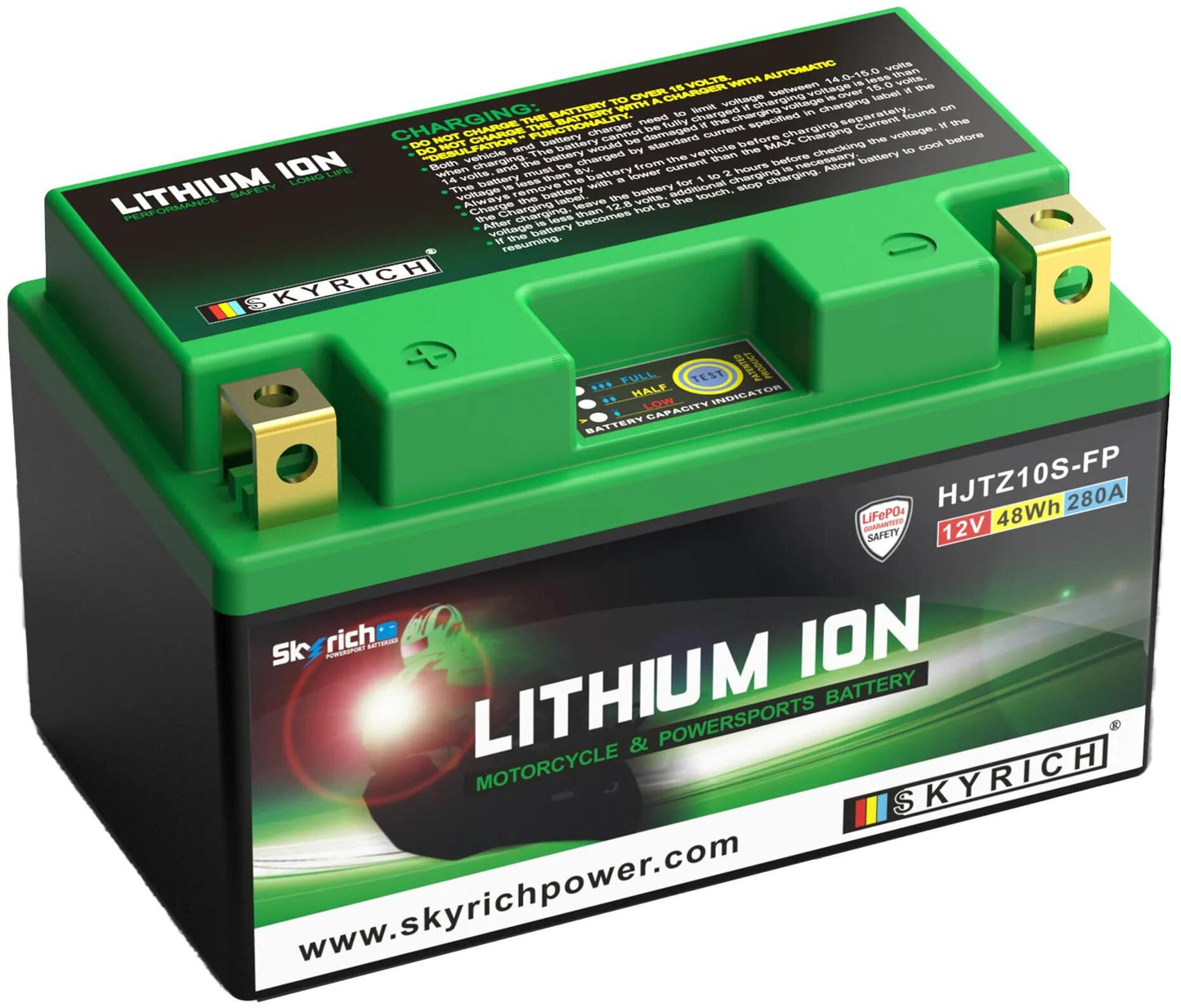 Skyrich lifepo4 batterie hjtz10s-fp battery hjtz10s-fp-i lithium