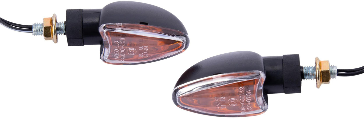 SPEC-X richtingaanwijzer arrow turn signal arrow clear, lens orange, kurza