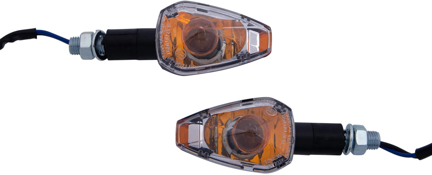 SPEC-X richtingaanwijzer jewel turn signal jewel clear glass, short sleeve
