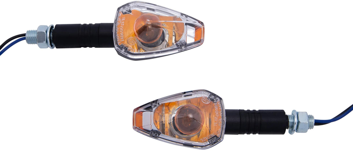 SPEC-X richtingaanwijzer jewel turn signal jewel clear glass, long sleeve,