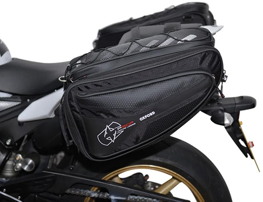 OXFORD seitentaschen p50r panniers side pockets p50r black 2x25l