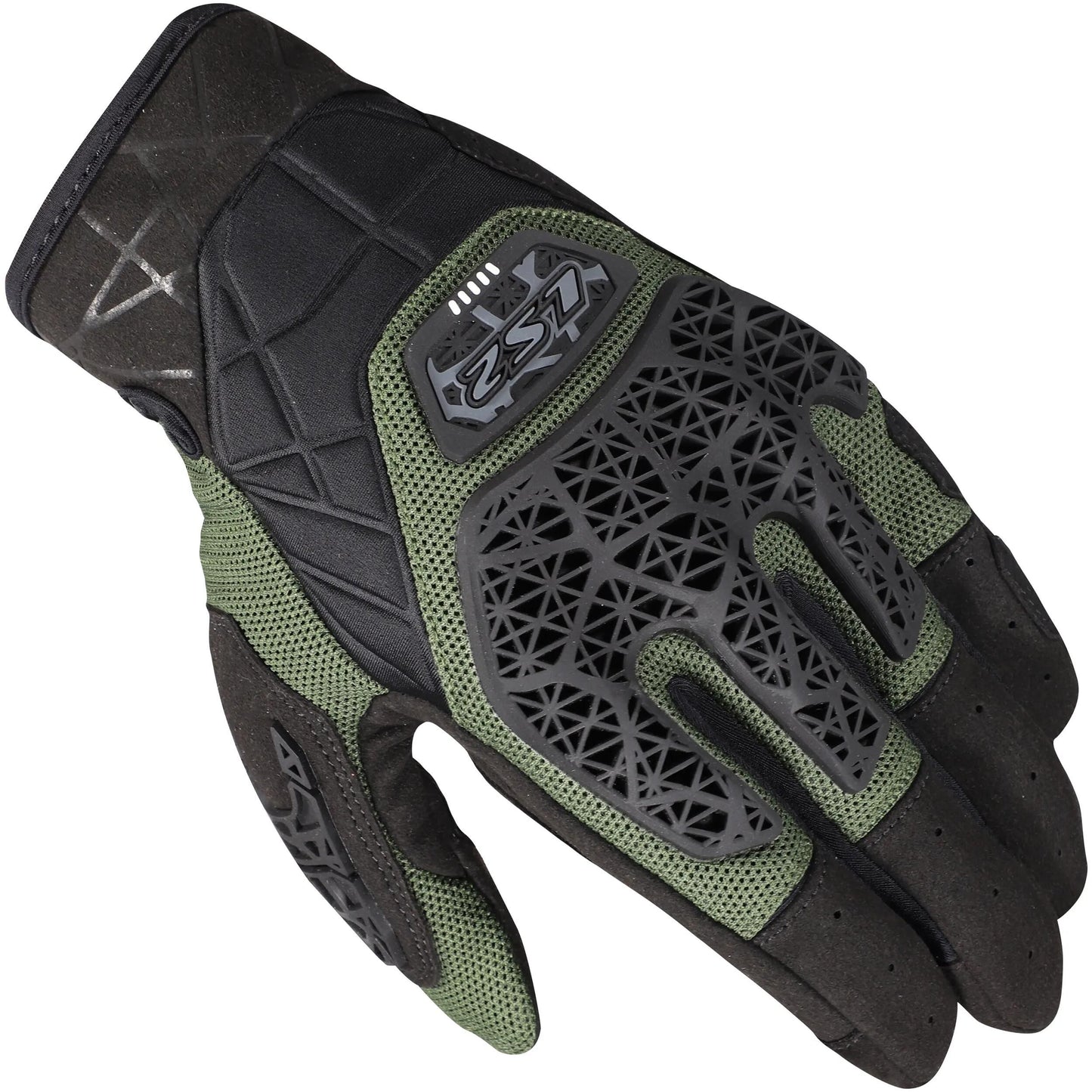 LS2 handschuh all terrain ii man glove all terrain ii mens black green 3xl