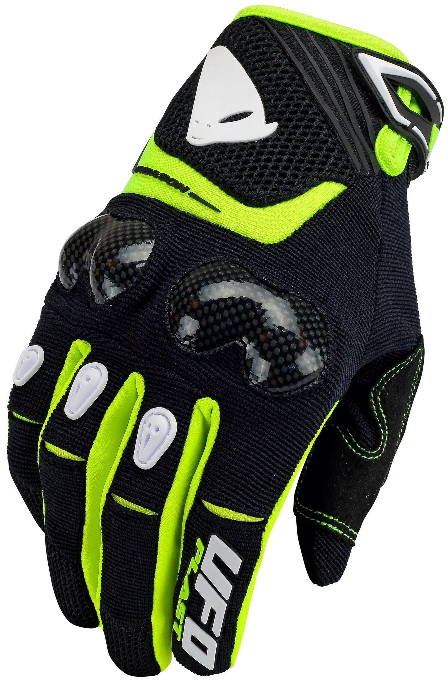 UFO PLAST crosshandschuh reason gloves ufo reason black neon yellow gr. m
