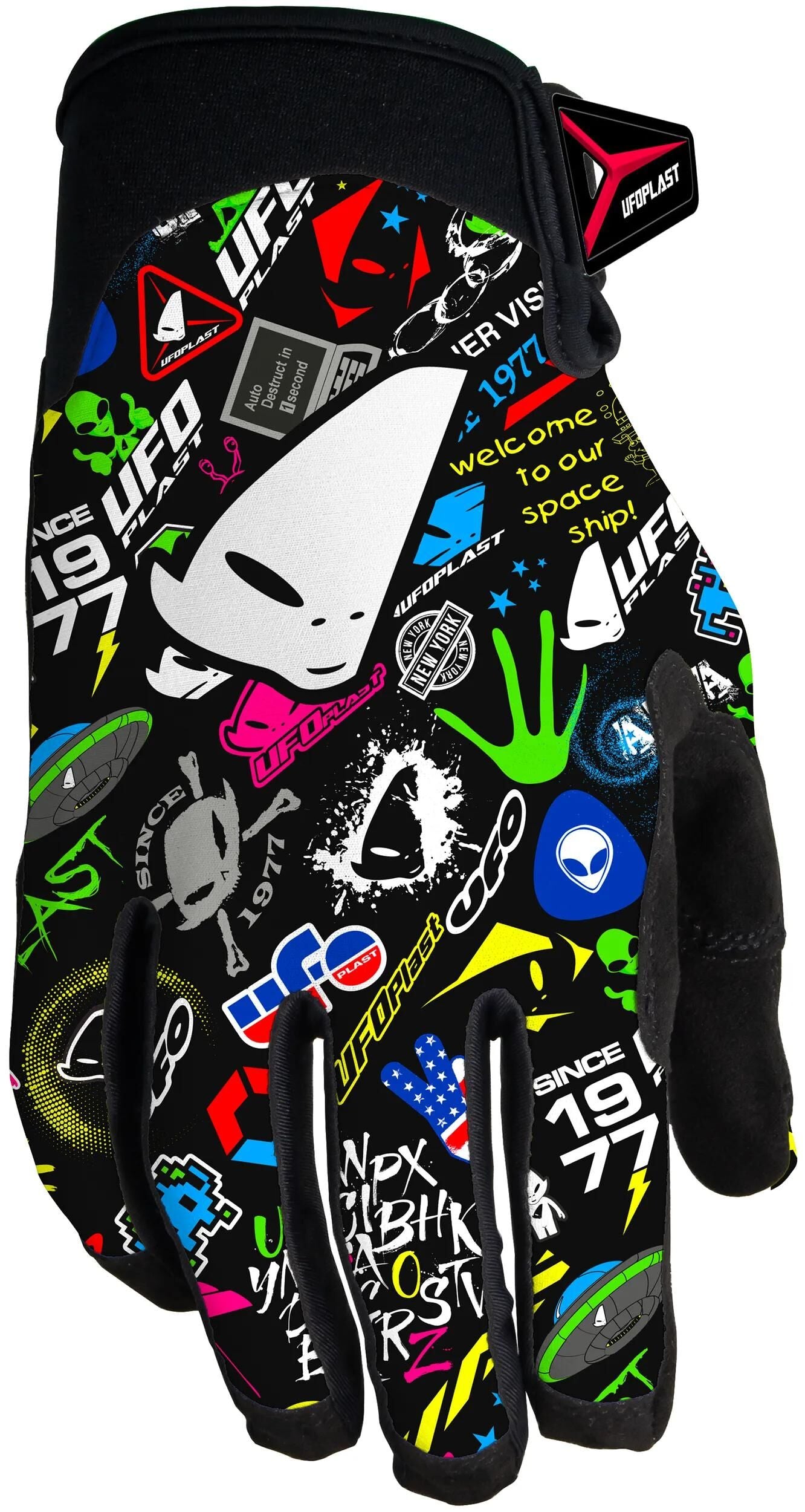 UFO PLAST crosshandschuh skyline gloves ufo skyline graphic gr. xxl
