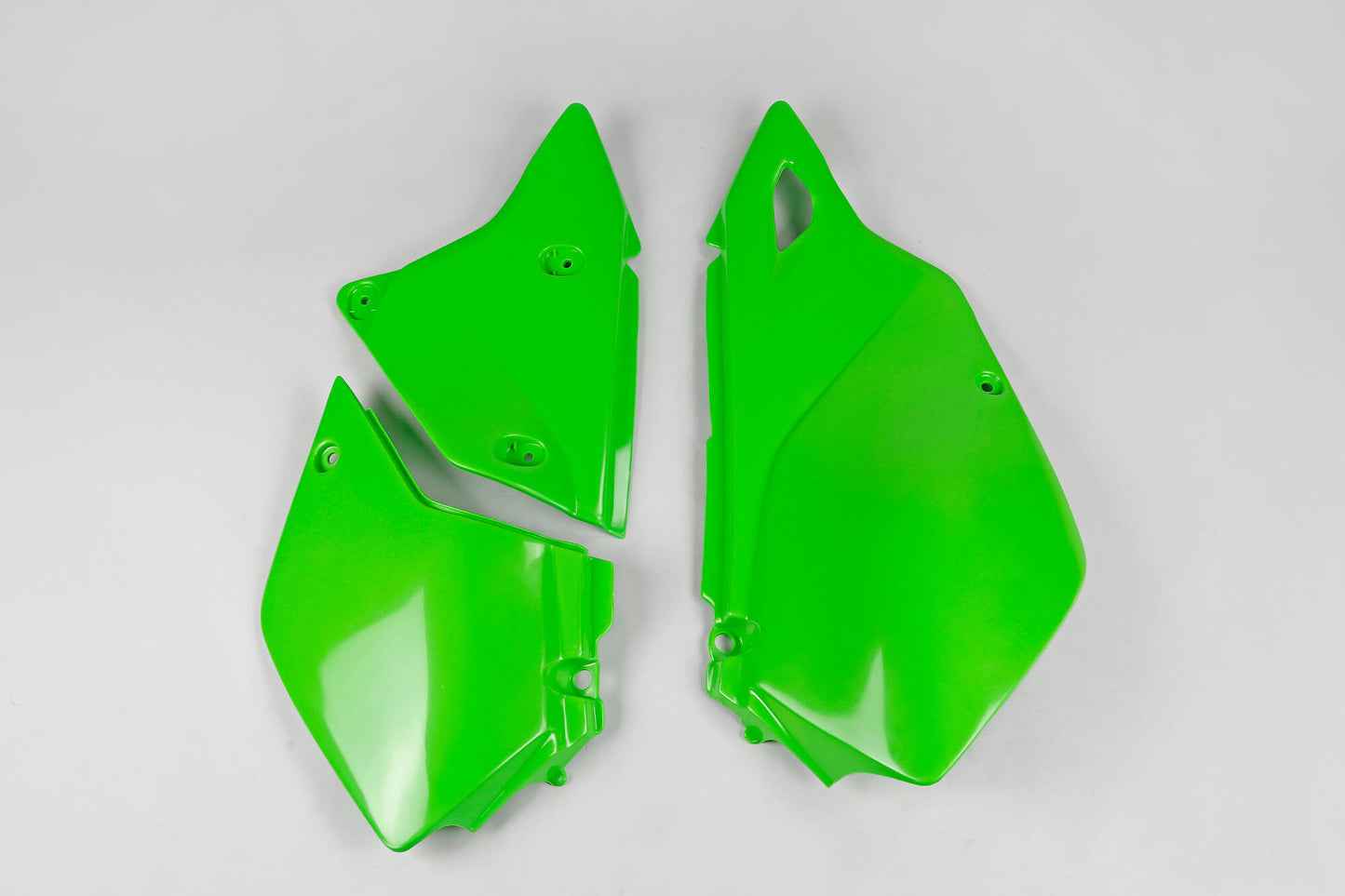 UFO PLAST seitenverkleidung side covers ufo kawasaki green