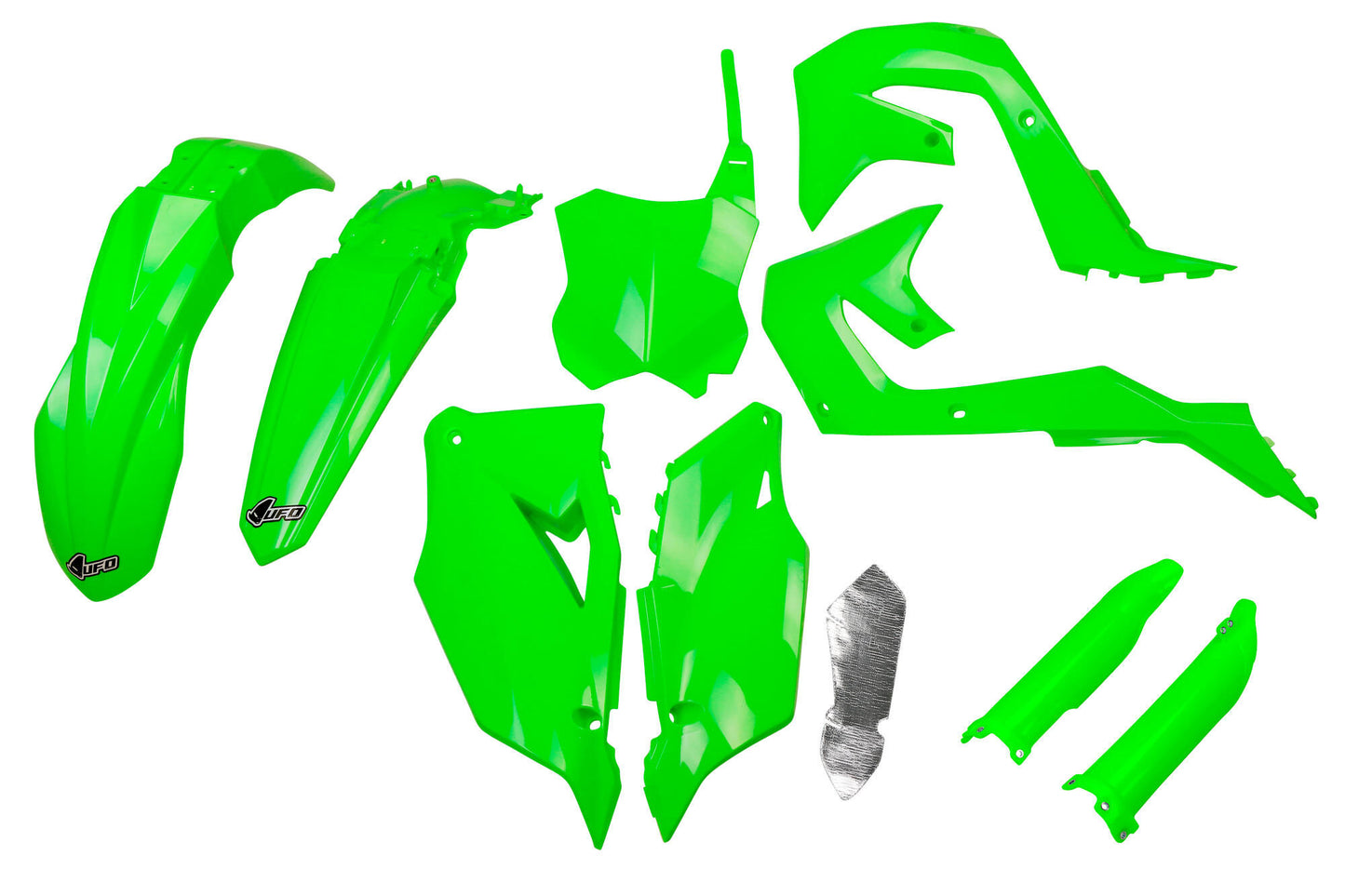 UFO PLAST verkleidungssatz trim kit ufo kawasaki green