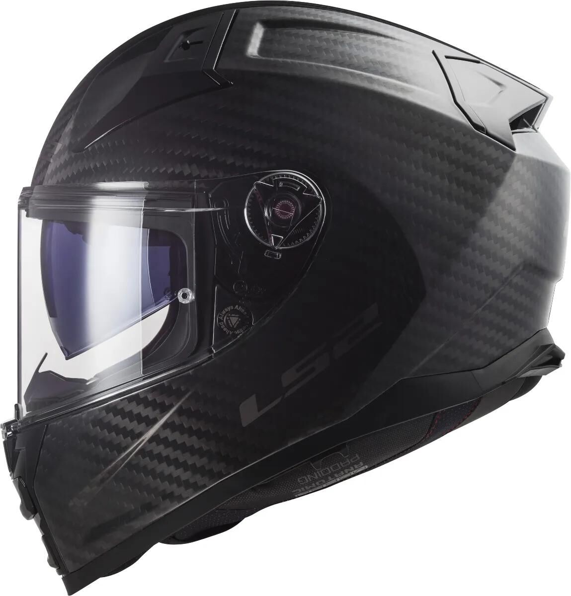 LS2 integralhelm ff811 vector ii carbon solid helmet vector ii carb black gr. xxl