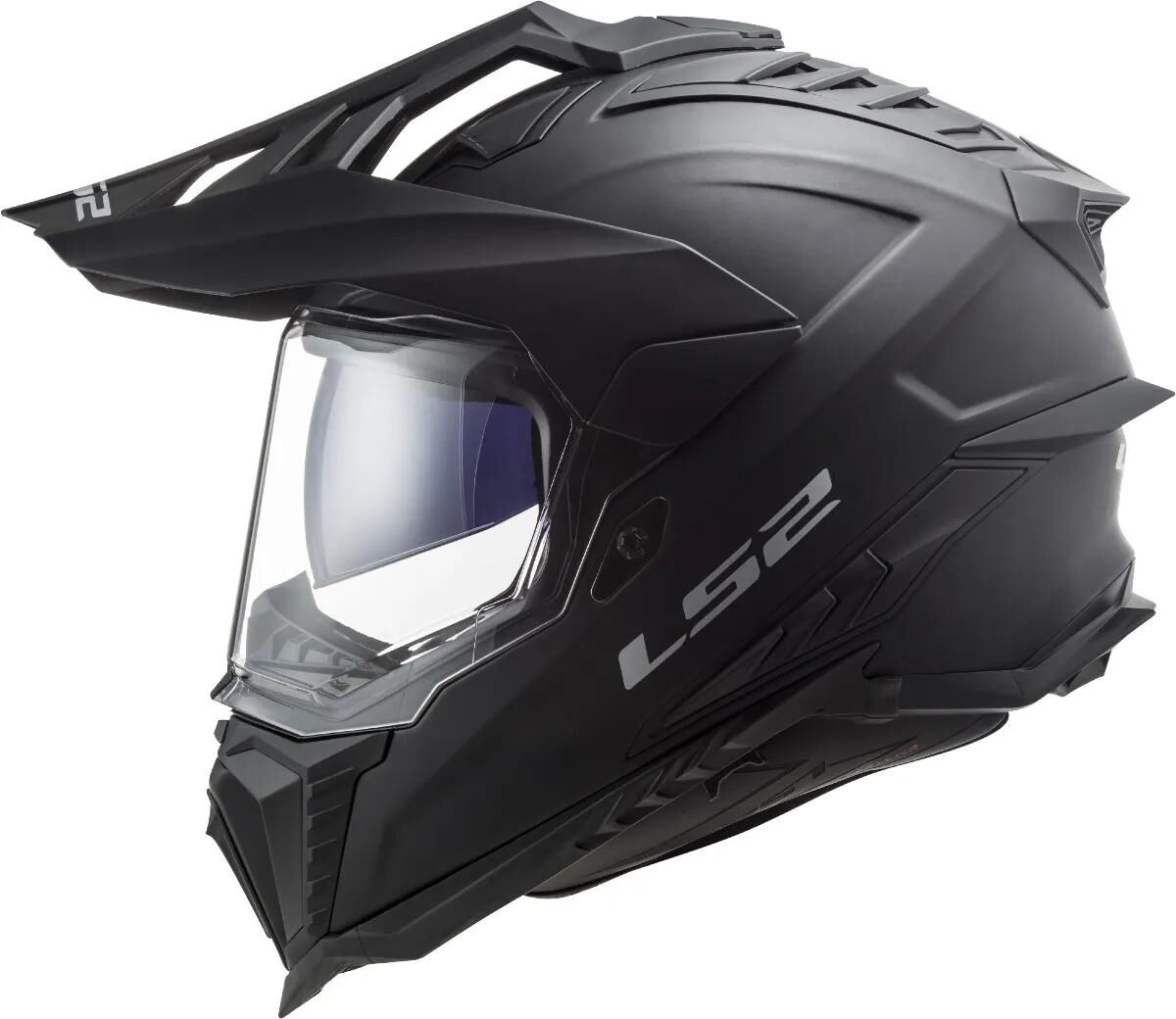 LS2 endurohelm mx701 explorer solid helmet explorer black matt gr. l
