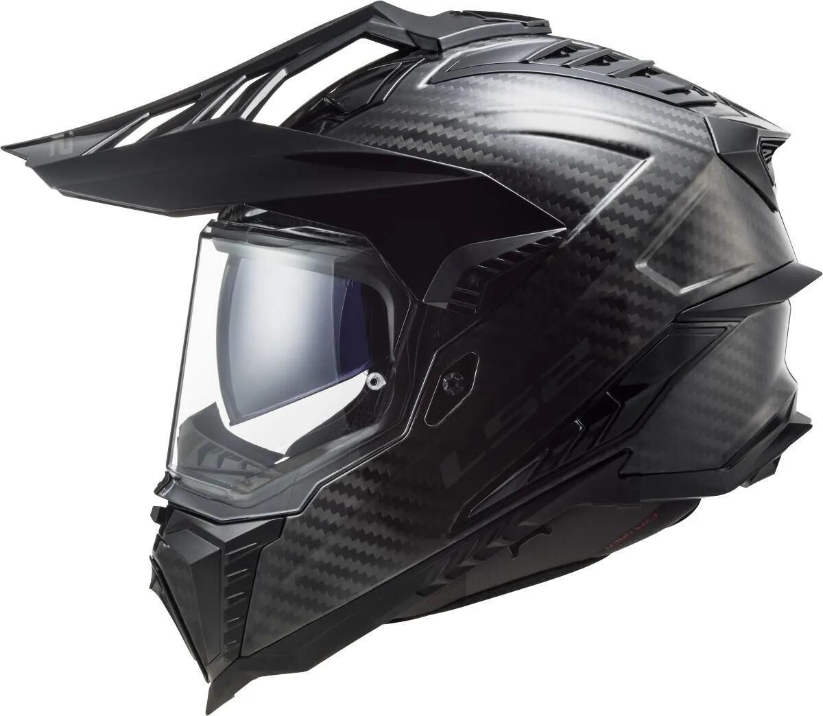 LS2 endurohelm mx701 explorer carbon solid helmet explorer carbo black gr.3xl