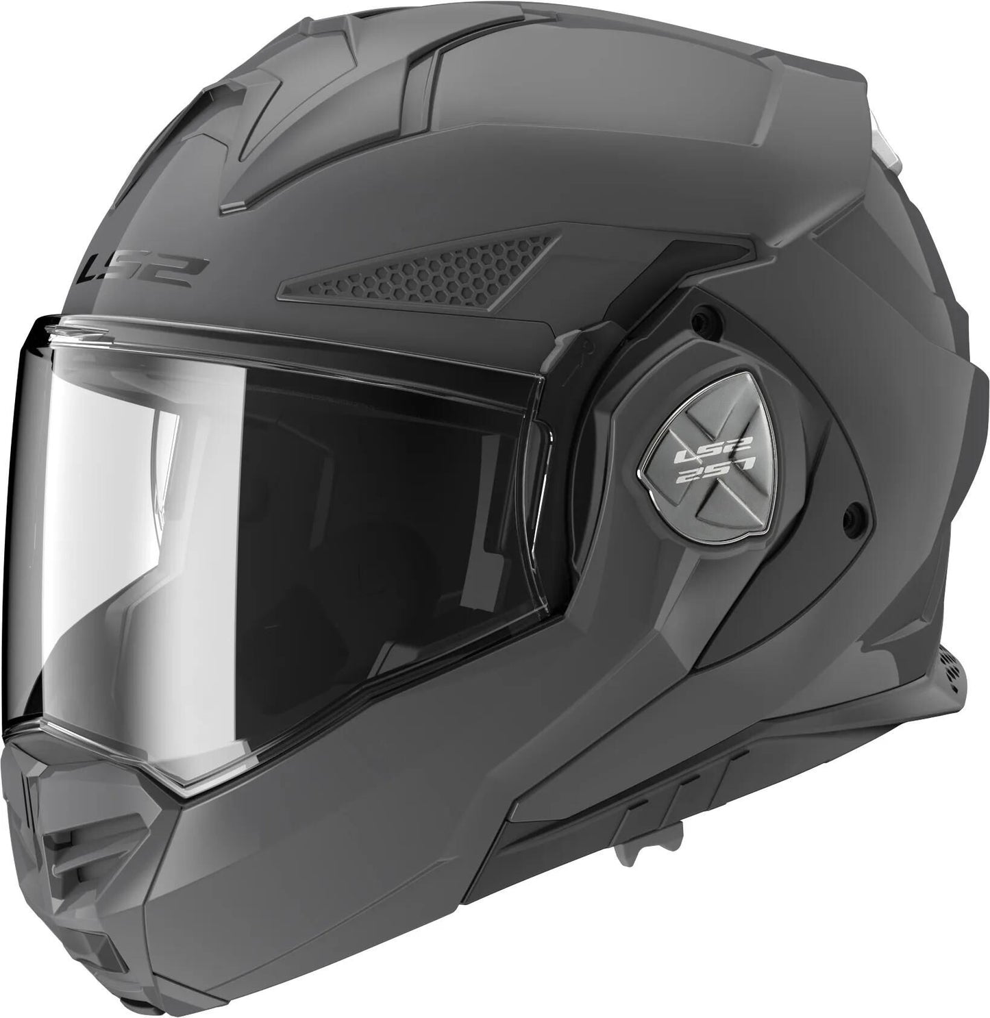 LS2 klapphelm ff901 advant x solid helmet advant x gray gr. xl