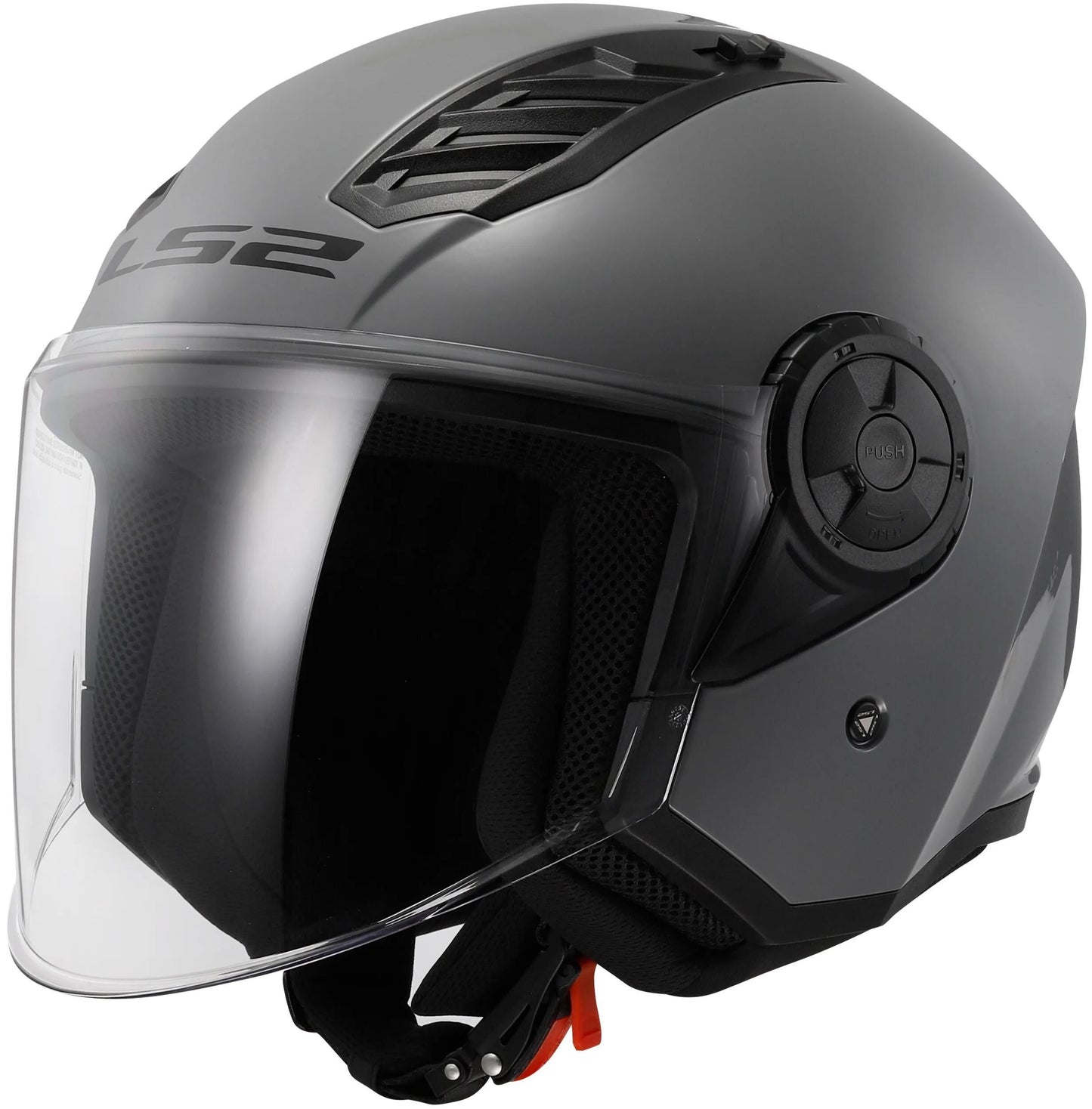 LS2 jethelm of616 airflow ii solid helmet airflow ii of6 solid nardo gray gr. xxl