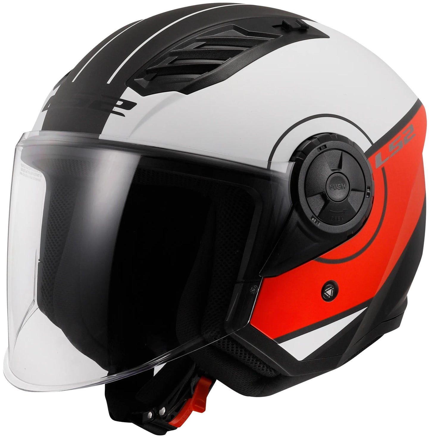 LS2 jethelm of616 airflow ii cover helmet airflow ii of6 cover rt ws matt gr. m