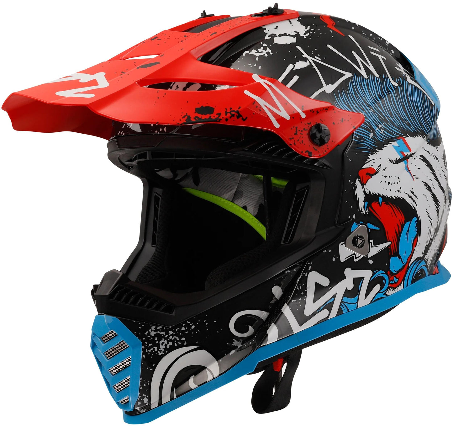 LS2 kinder-crosshelm mx437 fast evo ii mini starmaw