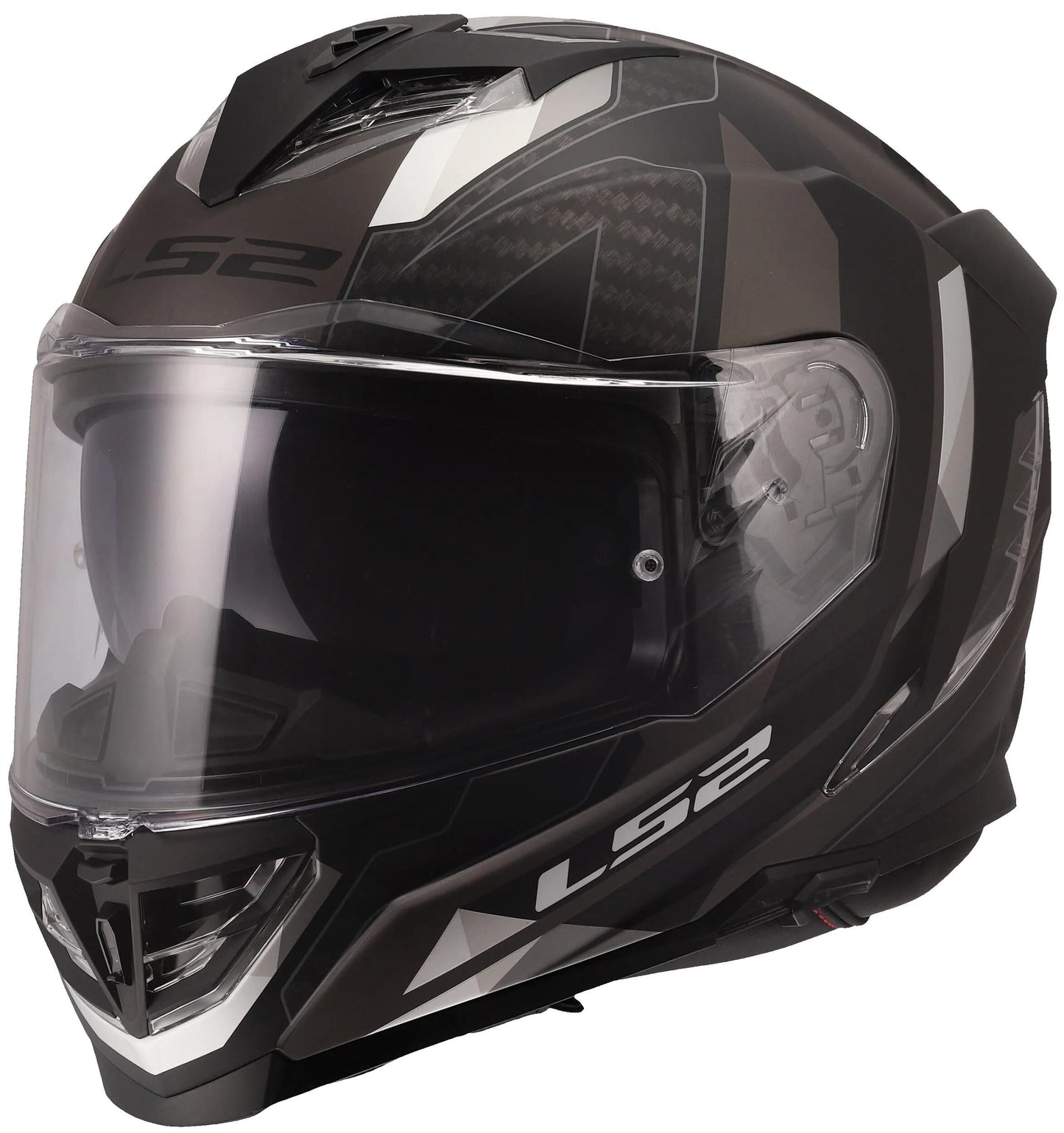 LS2 integralhelm ff818 storm iii sporty helmet ff818 storm ii sporty matt black grey xl