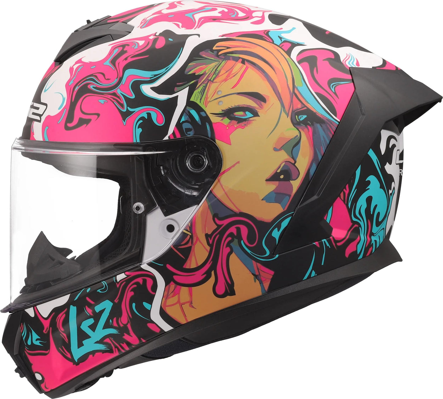 LS2 integralhelm ff820 rapid iii cyberg helmets ff820 rapid i cyberg purple cyan gr. m