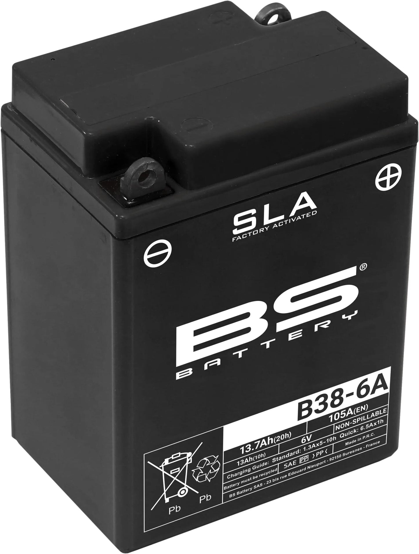 BS-BATTERY batterie b38-6a battery b38-6a bs sla