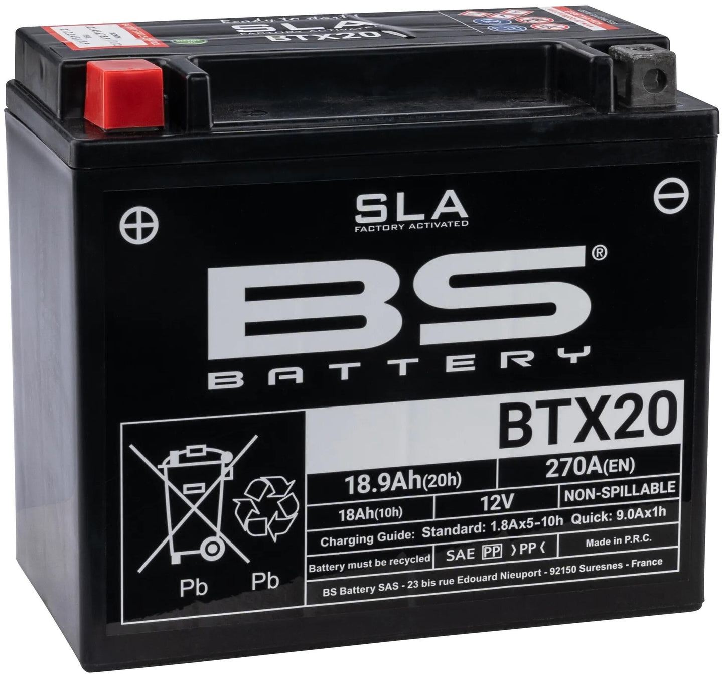 BS-BATTERY batterie bgz20h btx20h battery btx20h bs sla