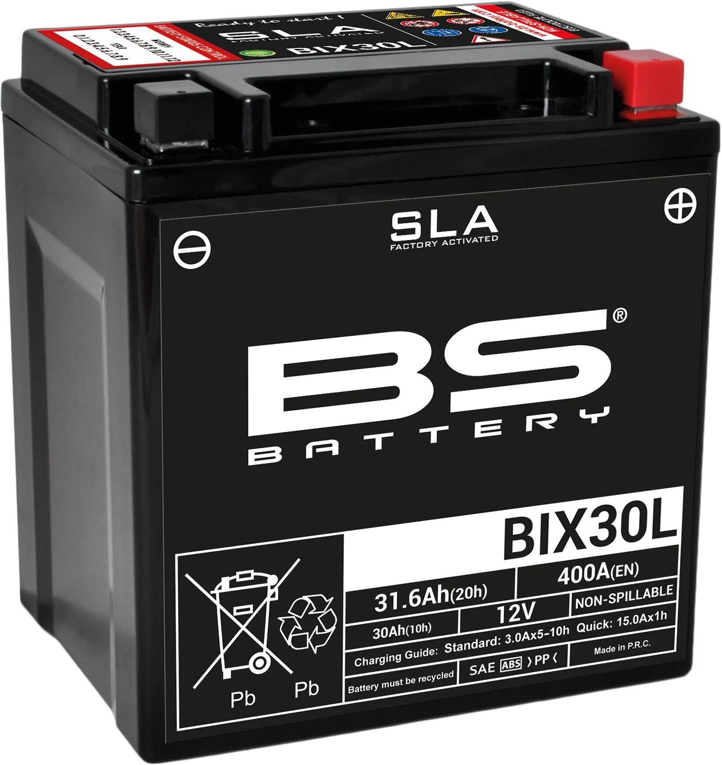 BS-BATTERY batterie bix30l bix30l-bs battery bix30l bs sla