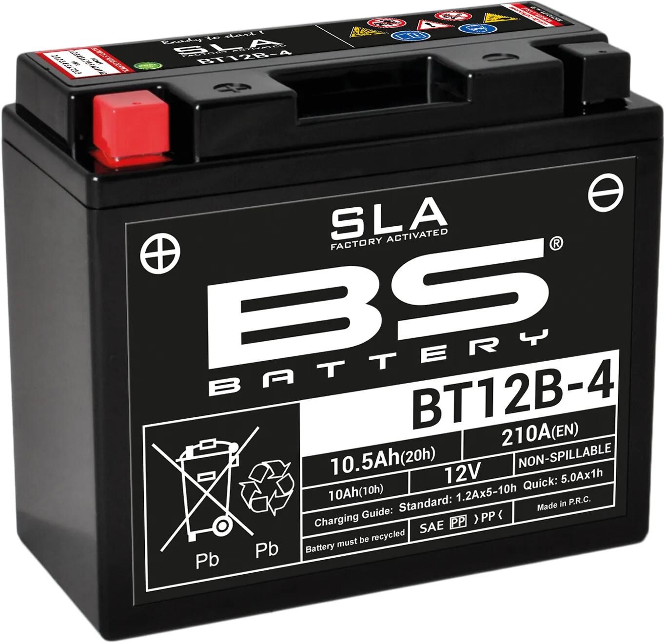 BS-BATTERY batterie bt12b-4 battery bt12b-4 bs sla