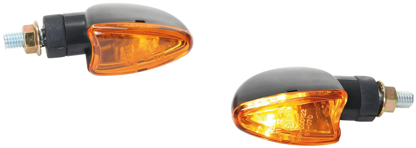 SPEC-X richtingaanwijzer arrow mini turn signal a 12v21w black, smooth