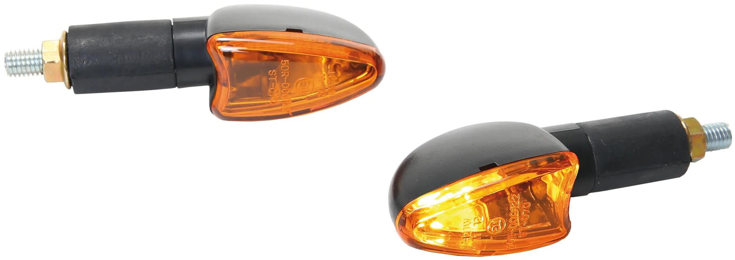 SPEC-X richtingaanwijzer arrow mini turn signal a 12v21w black, smooth