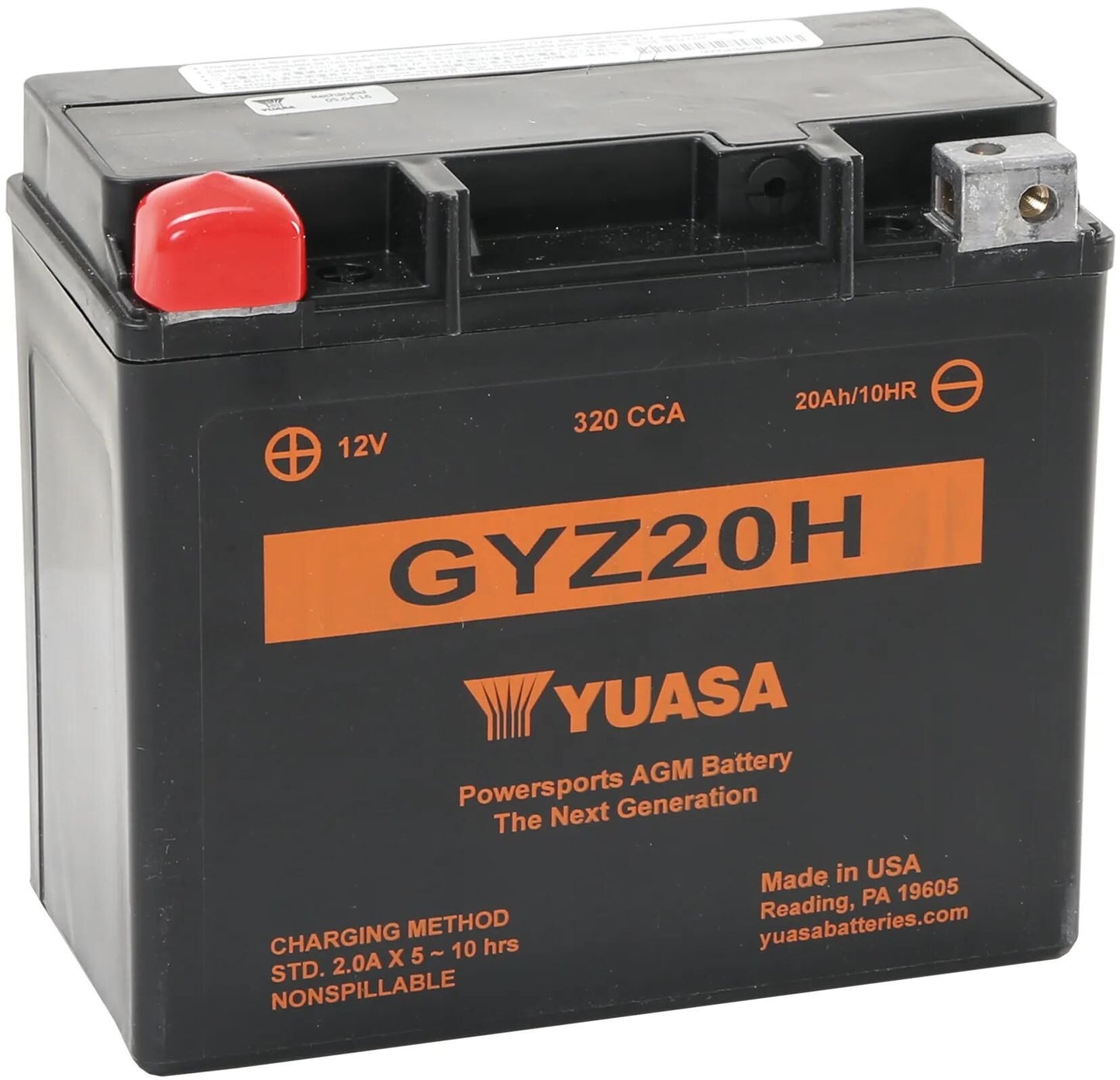 YUASA batterie gyz20h battery gyz20h agm