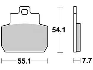 TRW bremsbelag mcb 782 brake pads sinter mcb782srm