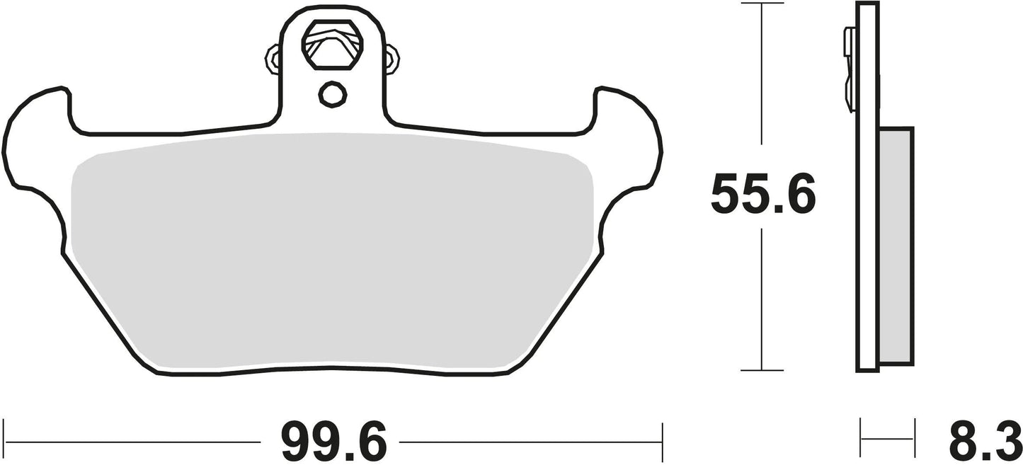 TRW remblokken mcb 621 brake pads sinter mcb 621 sv