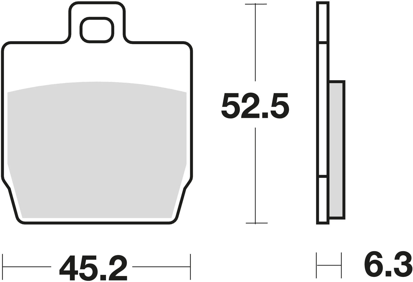 TRW bremsbelag mcb 701 brake pads organ. mcb 701