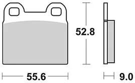 TRW bremsbelag mcb 95 brake pads organ. mcb 95