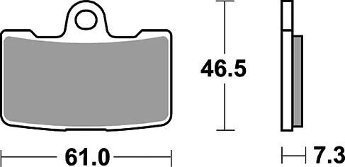 TRW bremsbelag mcb 810 brake pads sinter mcb 810 sv