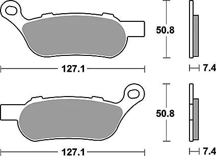 TRW bremsbelag mcb 814 brake pads sinter mcb 814 sh