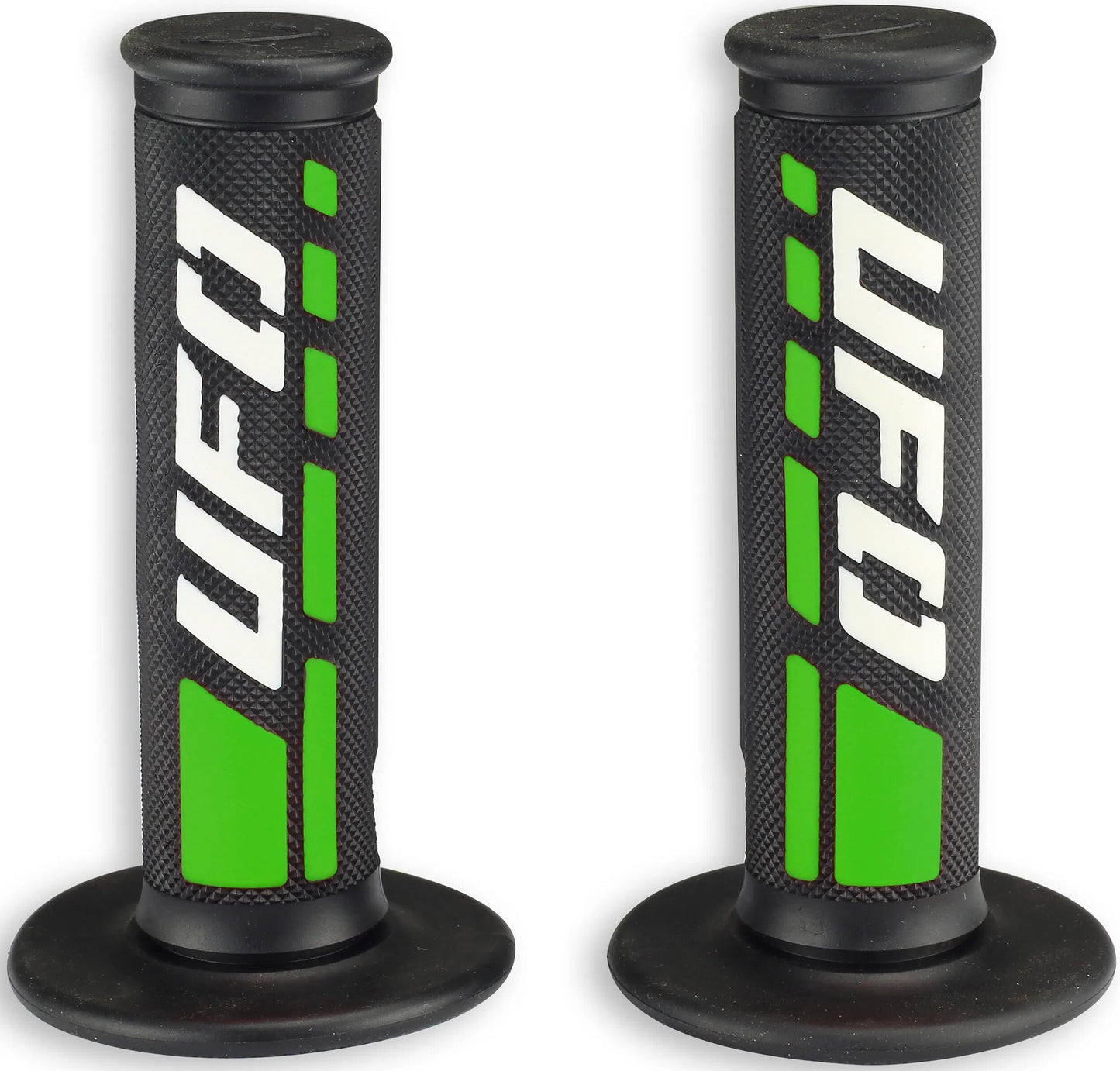 UFO PLAST griffgummi trax rubber grip pair ufo black white green