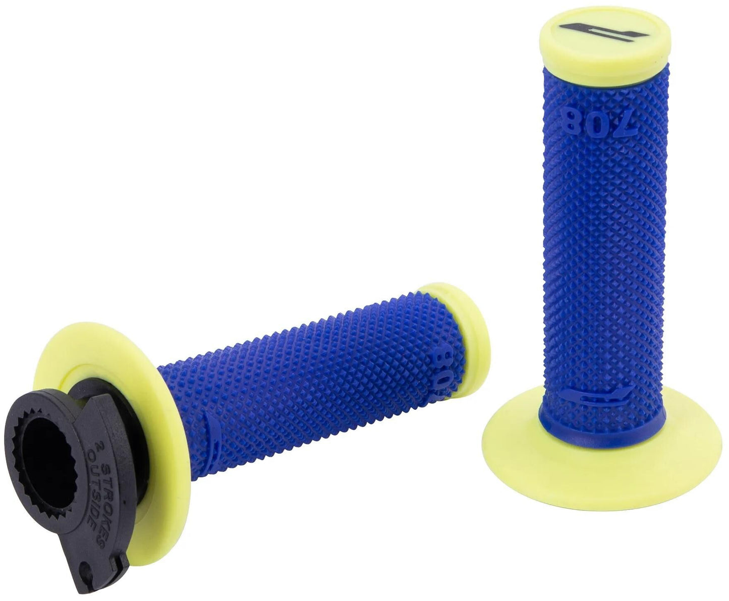 PROGRIP griffgummi 708 scs throttle grip scs ge bl 115mm closed