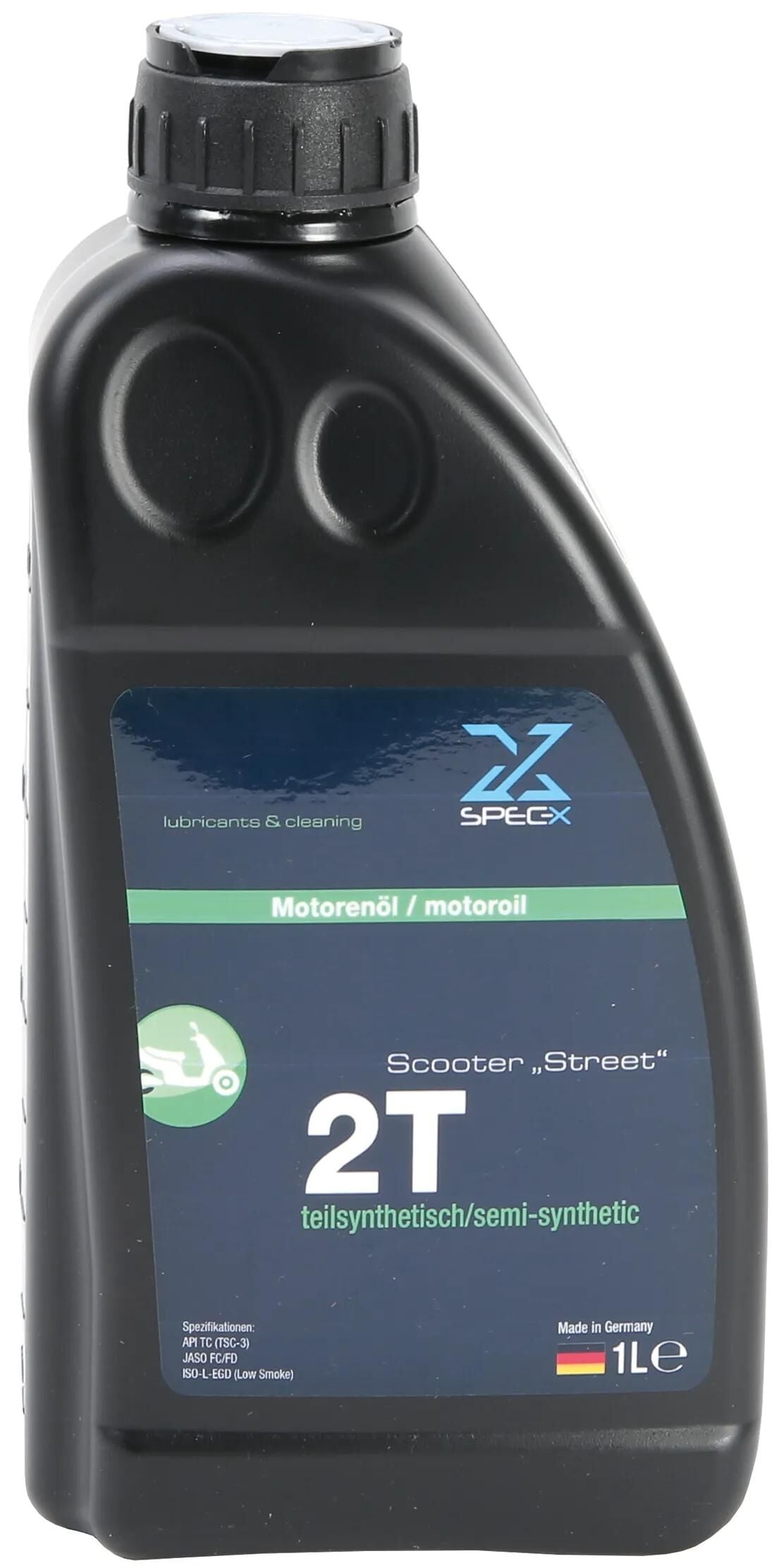 SPEC-X motoröl scooter 2t street motor oil 2t street 1l scooter