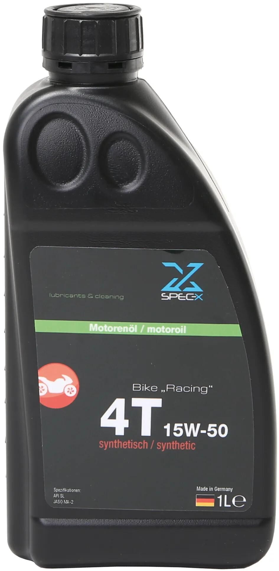 SPEC-X motoröl bike 4t racing motor oil 4t 15w-50 raci 1l bike