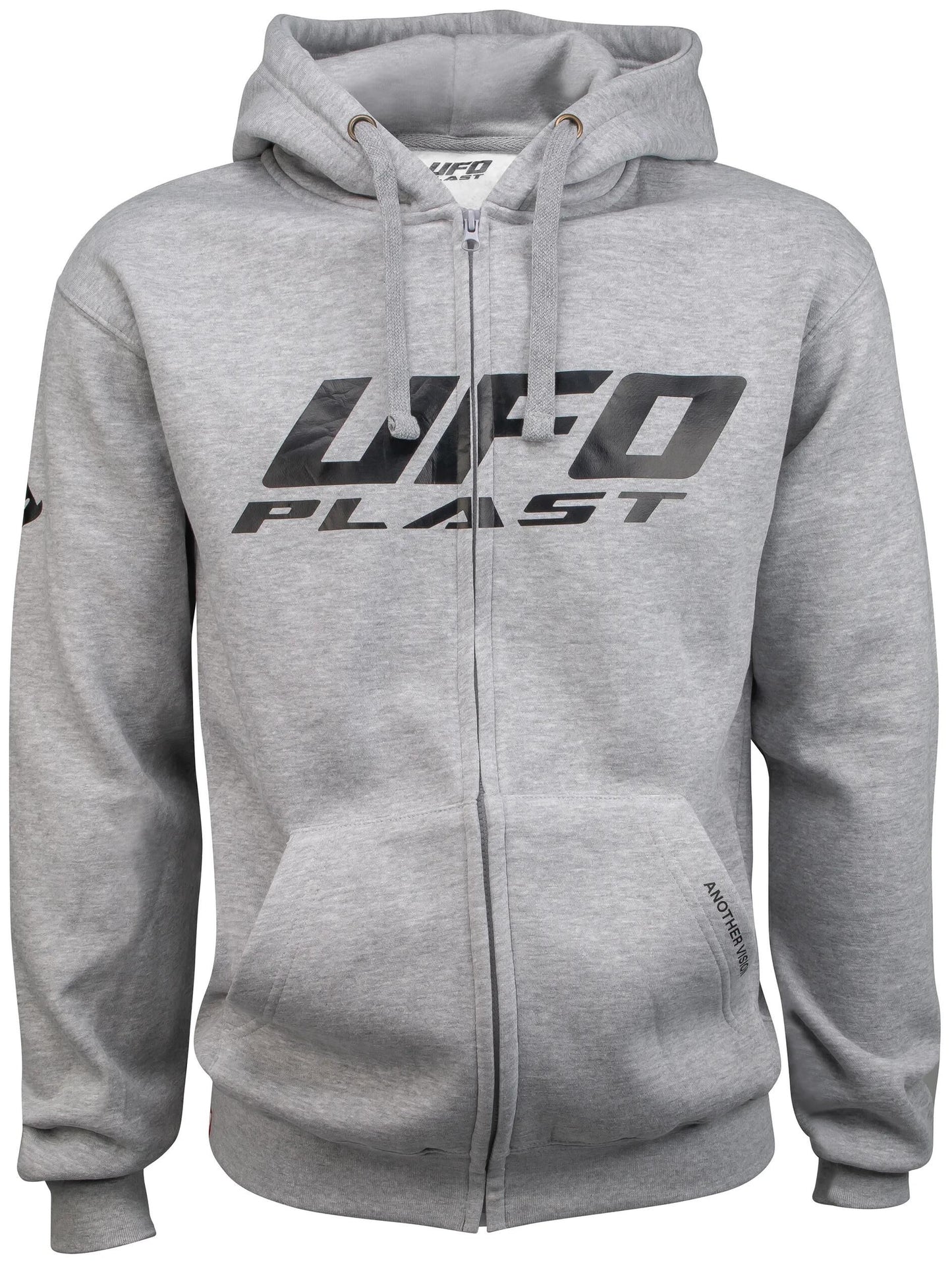 UFO PLAST jacke hoodie sweatshirt ufo grey gr. l