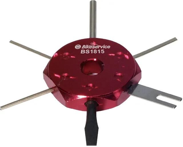 Bikeservice entriegelungswerkzeug 6 in 1 montgwrkz 6in1 plug-in v red