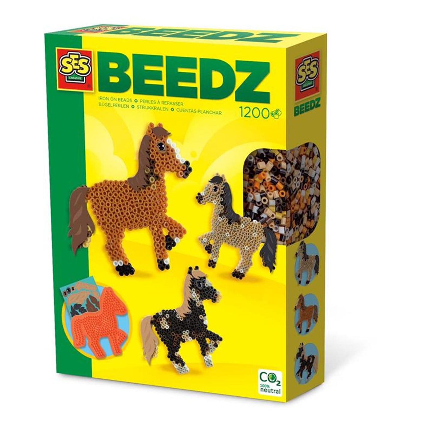 Ses beedz strijkkralen - paard