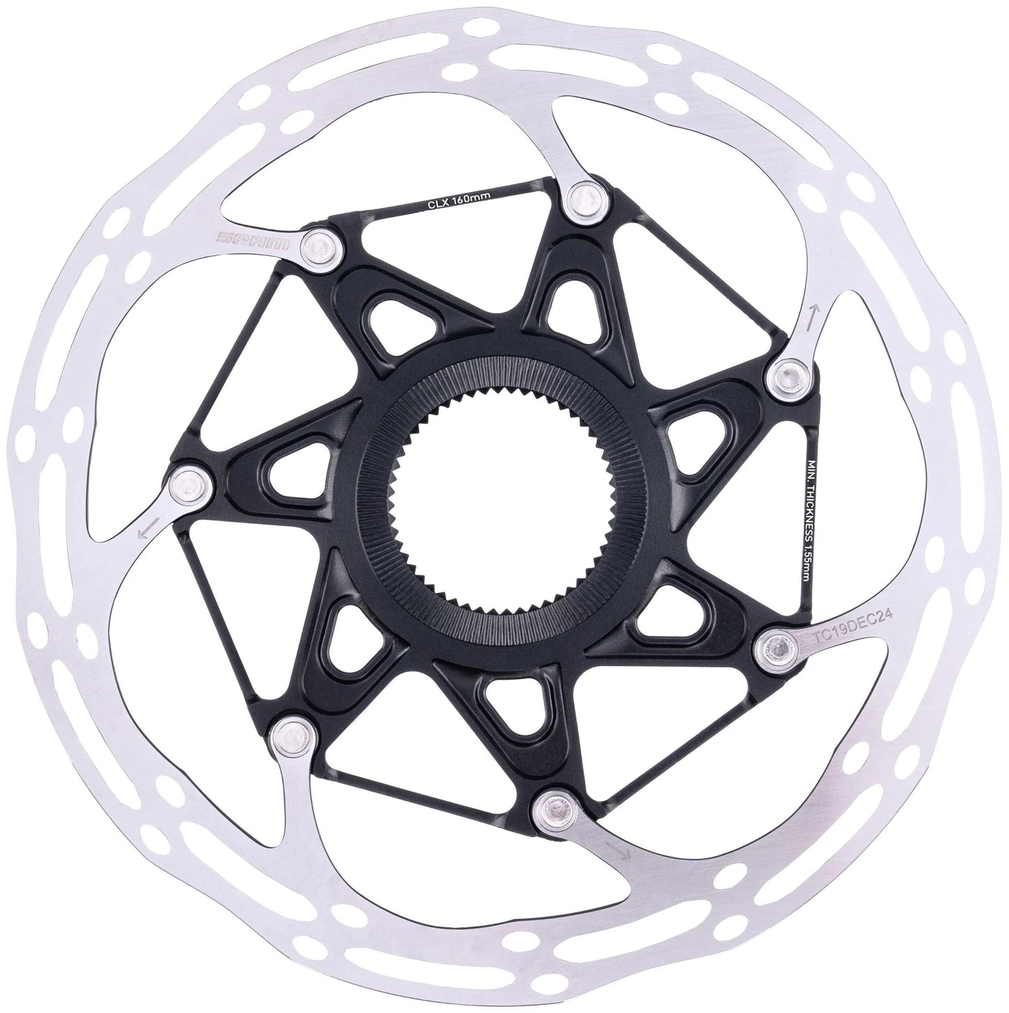 SRAM bremsscheibe centerline x rotor centerline x 160mm with lockring