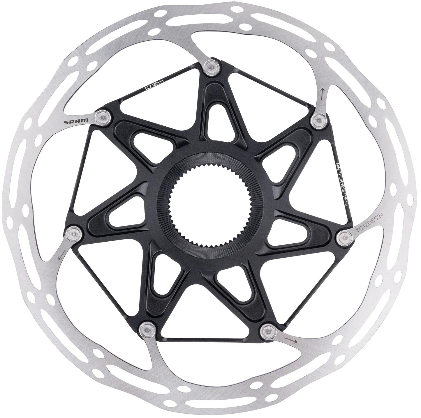 SRAM bremsscheibe centerline x rotor centerline x 180mm with lockring
