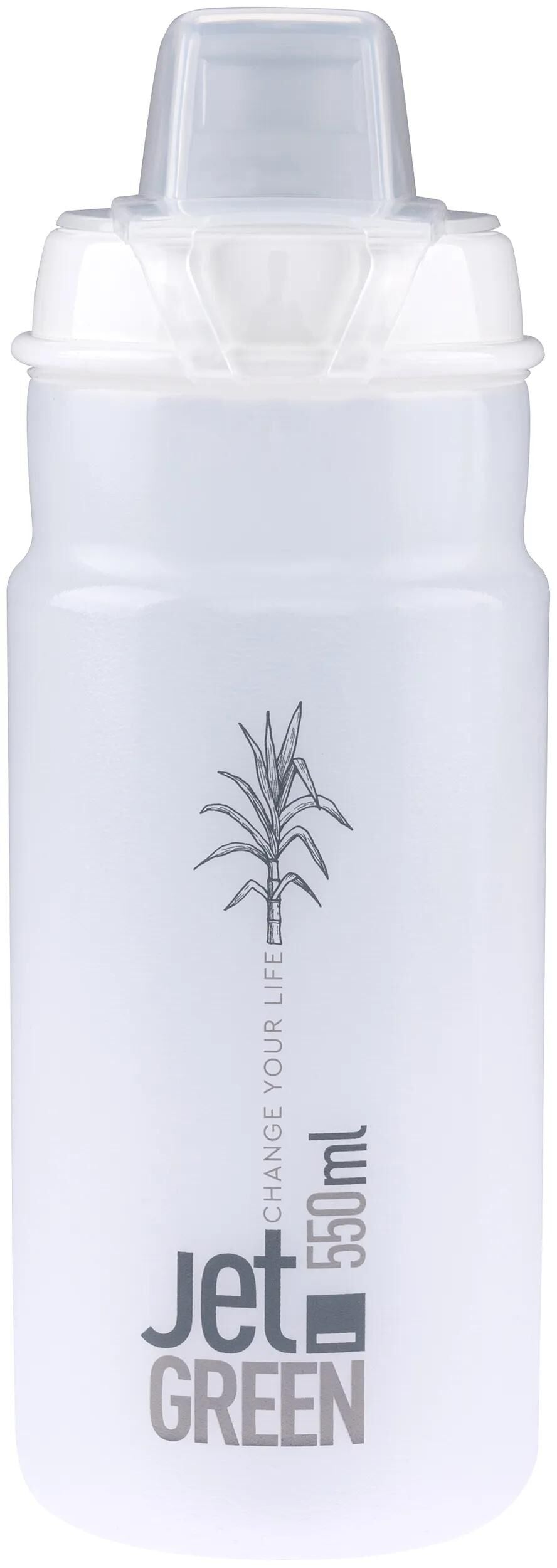 ELITE trinkflasche jet green + jet green plus bottle jet green + plus 550ml clear green