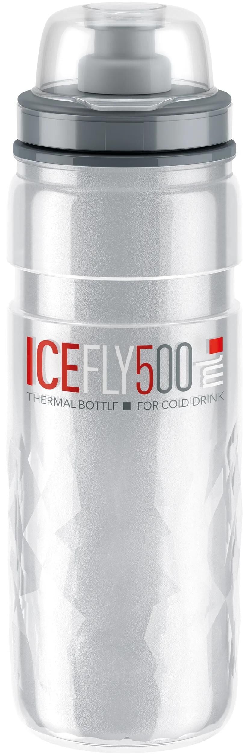 ELITE trinkflasche ice fly bottle ice fly 550ml clear