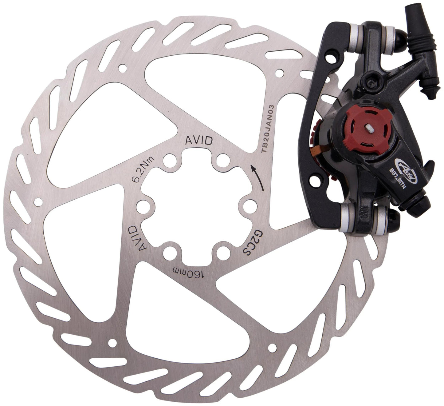 Avid scheibenbremse ball bearing 7 mtb disc br. bb7 mtb 180 mm